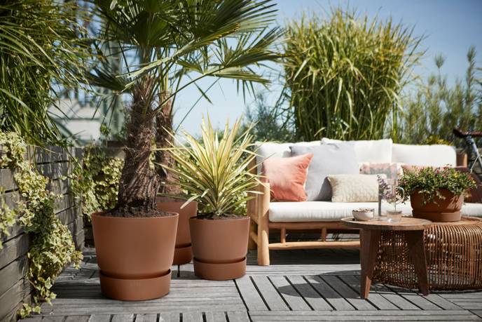 greenville rond 40cm marron glacé